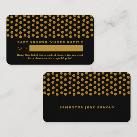 Zwart en goudpokdot, luierriet informatiekaartje (Voorkant / Achterkant)