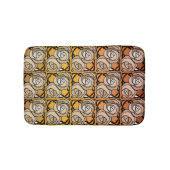 zwart en goudRozen floreel patroon Badmat (Voorkant)