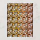  zwart en goudRozen floreel patroon Briefkaart (Voorkant)