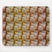  zwart en goudRozen floreel patroon Muismat (Voorkant)