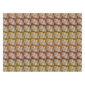 zwart en goudRozen floreel patroon Tafelkleed (Voorkant (Horizontaal))