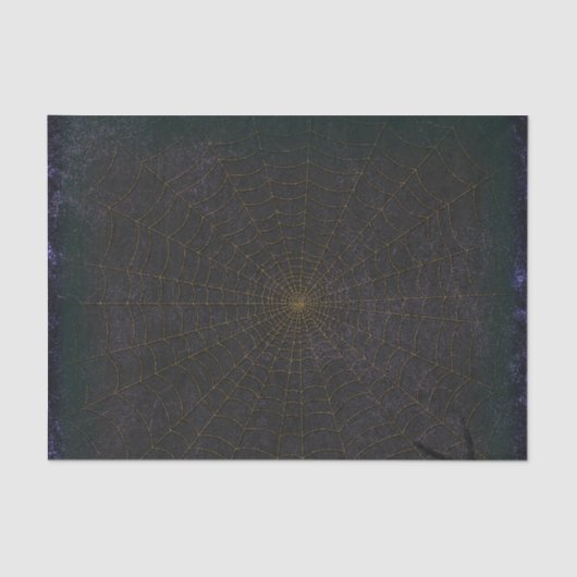  zwart en goudspiderweb tissuepapier (Voorkant)