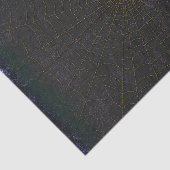  zwart en goudspiderweb tissuepapier (Detail)