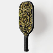 Zwart en goudvocht pickleball paddle (Links)