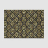 Zwart en goudvocht tissuepapier (Voorkant)