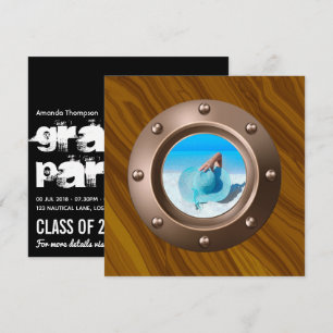 Zwart en goudzand Afstuderen Foto Kaart