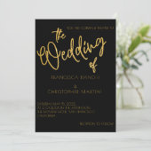 Zwart en goudzuster Kunstdekletjes in deco-stijl Kaart (Staand voorkant)