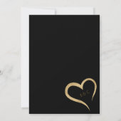 Zwart en goudzuster Kunstdekletjes in deco-stijl Kaart (Achterkant)