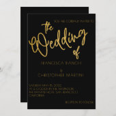 Zwart en goudzuster Kunstdekletjes in deco-stijl Kaart (Voorkant / Achterkant)