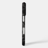 Zwart en grijs abstract grafisch kunst ontwerp Case-Mate iPhone case (Achterkant / Rechts)