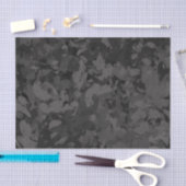 Zwart en grijs abstract grafisch kunst ontwerp tissuepapier (Craft)