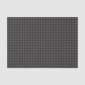 Zwart en grijs buffelplaid Kerstmis Tissuepapier (Voorkant)