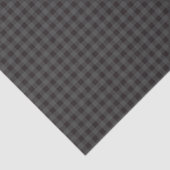 Zwart en grijs buffelplaid Kerstmis Tissuepapier (Detail)