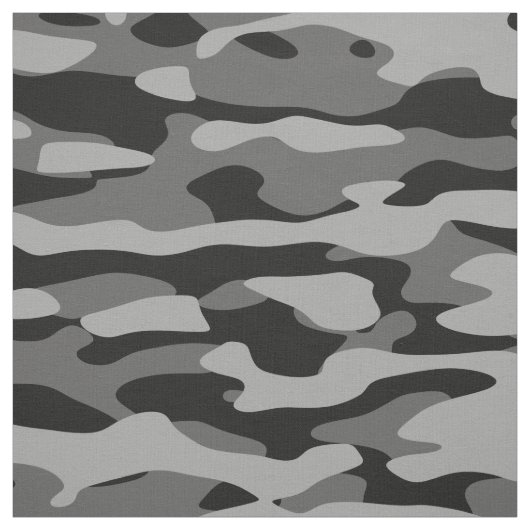 Zwart en grijs Camo stof (Swatch)