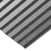 Zwart en grijs Camouflage getextureerde lijn strep Korte Tafelloper (Hoek)