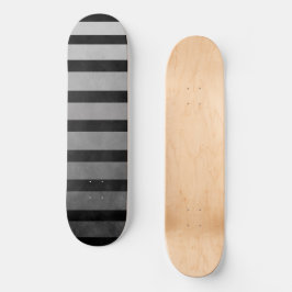 Zwart en grijs Camouflage getextureerde lijn strep Persoonlijk Skateboard
