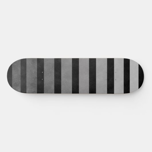 Zwart en grijs Camouflage getextureerde lijn strep Persoonlijk Skateboard (Horizontaal)