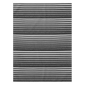 Zwart en grijs Camouflage getextureerde lijn strep Tafelkleed (Voorkant)