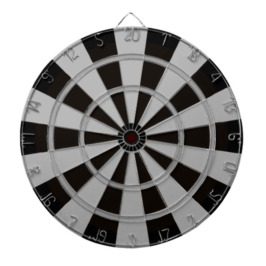Zwart en grijs Combo 2 Regulation Dart Board Dartbord (Voorkant)