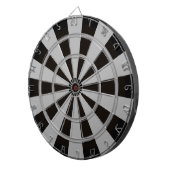 Zwart en grijs Combo 2 Regulation Dart Board Dartbord (Voorkant Rechts)