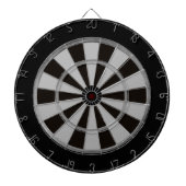 Zwart en grijs Combo Regulation Dart Board Dartbord (Voorkant)