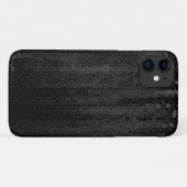 Zwart en grijs elegant ontwerp Case-Mate iPhone case (Achterkant (horizontaal))