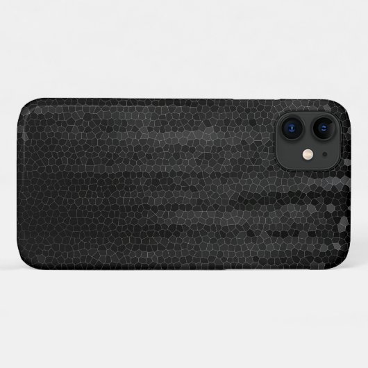 Zwart en grijs elegant ontwerp Case-Mate iPhone case (Achterkant (horizontaal))