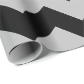 Zwart en grijs Extra groot papier voor het verpakk (Rol Hoek)