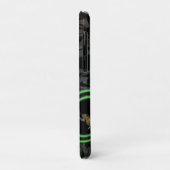 Zwart en grijs gazon kom, Case-Mate iPhone case (Achterkant/links)