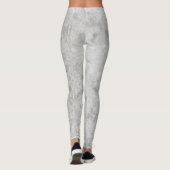 Zwart en grijs gemarmerde All-Over-Print Leggings (Achterkant)
