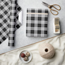 Zwart en grijs geruit picknickstijl plaid