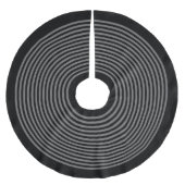 Zwart en grijs gestreepte kerst kerstboom rok (Voorkant)