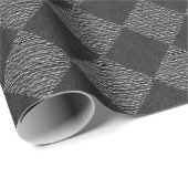 Zwart en grijs gotisch omslagpapier cadeaupapier (Rol Hoek)