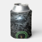 Zwart En Grijs Graspot Koeler (Blikje Voorkant)