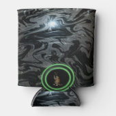 Zwart En Grijs Graspot Koeler (Voorkant)