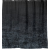 Zwart en grijs Grunge Ombre Textuur Douchegordijn (Voorkant)