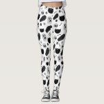 Zwart en Grijs Halloween Icons Patroon Leggings<br><div class="desc">Vier Halloween met deze unieke Halloween leggings met afbeeldingen van katten,  spoken,  botten,  doodskisten en andere iconen.</div>