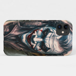 Zwart en grijs Joker Abstract City Arm Tattoo iPh Case-Mate iPhone Case