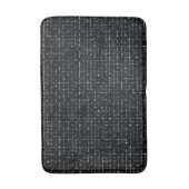 Zwart en Grijs kruis badmat (Voorkant Verticaal)