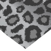 Zwart en grijs luipatroon korte tafelloper (Hoek)