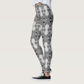 Zwart en grijs met patroon leggings (Links)