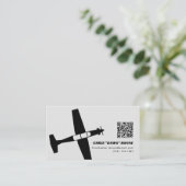 Zwart en Grijs Modern T-6 UPT Visitekaartje (Staand voorkant)