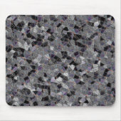 Zwart en grijs mozaïek met gedeeltelijk verwijderd muismat (Voorkant)