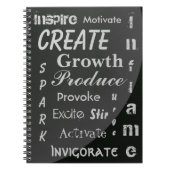 Zwart en grijs notitieboek (Voorkant)