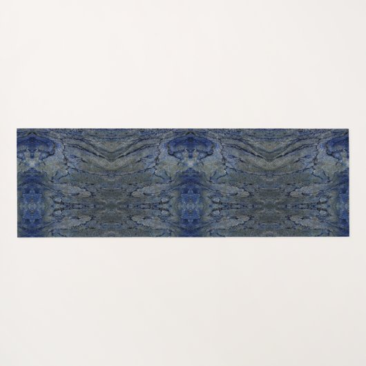 Zwart en grijs patroon yogamat (Achterkant (horizontaal))