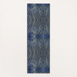 Zwart en grijs patroon yogamat