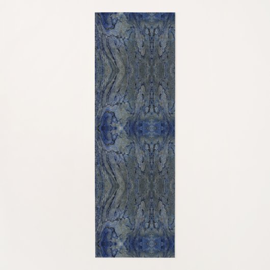 Zwart en grijs patroon yogamat (Voorkant)