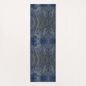 Zwart en grijs patroon yogamat (Achterkant)