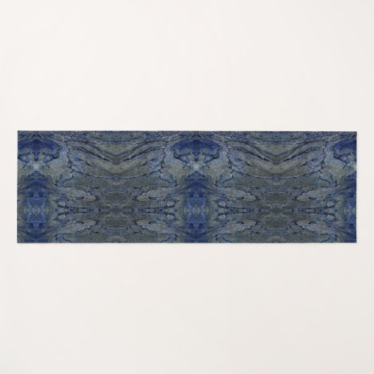 Zwart en grijs patroon yogamat (Voorkant (horizontaal))