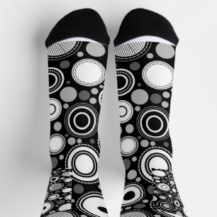 Zwart en grijs sokken